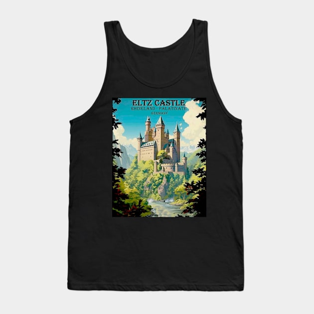 Eltz Castle Rhineland - Palatinate Germany Travel and Tourism Print Tank Top by posterbobs